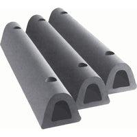 Dock Bumper Solutions, Défenses De Quai En Caoutchouc Refoulé, paquet de 3-Profondeur 3-3/4po