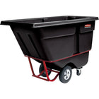 Rubbermaid, Chariot Basculeur En Acier, Polyéthylène, 1 Vg³, Capacité De Charge De 1250 Lb-Matériau du bac Polyéthylène