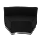 Flash Furniture HERCULES Alon Series Black LeatherSoft Reception Configuration, 4 Pieces-Add on pieces as your business grows