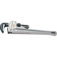 RIDGID Straight Pipe Wrench No.836, 5" Jaw Capacity, 36" Long, Aluminum Handle-Finish Plain