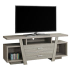 Monarch Specialties - 2721 Tv Stand - 60 Inch - Console - Storage Drawers - Living Room - Bedroom - Laminate - Brown-Screen size capacity: up to 60" screen
