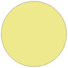 Flash Furniture – Table mobile à surface en stratifié ronde de 48 po, hauteur ajustable standard, jaune (XUA48RNDYLTAC)-Table d’activités ronde grand public