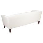 Flash Furniture – Canapé en cuir de la série Hercules Imperial, blanc-Rembourrage LeatherSoft Blanc