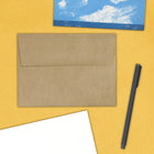 JAM Paper A6 Invitation Envelopes, 4.75 x 6.5, Brown Kraft Paper Bag Recycled, 1000 Pack (LEKR650B)-Opening: Booklet