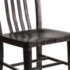 Chaise pour l’intérieur et l’extérieur en métal noir antique et or (CH-61200-18-BQ-GG)-6