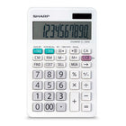 Sharp 10-Digit Professional Multifunctional Calculator (EL330WB)-Business Desktop Calculator With 10 Digits