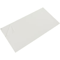 Zenith Safety Clean Room Mat, 1.57 Mils Thick, 3-3/4' L x 2' W, White - 2 Pack-Backing Thickness 1.57 mils