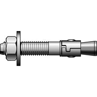 Powers Power-Stud Wedge Anchors, 25 Pack-Finish Carbon Steel