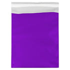 JAM Paper Enveloppes à ouverture côté court en aluminium à fermeture « pelez et scellez », 10 x 13 po, violet, paq/25-Violet