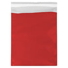 JAM Paper Enveloppes à ouverture côté court en aluminium à fermeture « pelez et scellez », 10 x 13 po, rouge, paq/25-rouge