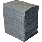 Spc Basic Sorbents, Universal, 17" x 15", 20.5 Gal. Absorbancy, 100 /Pack - 100 Pack-Absorbency/Pkg. 20.5 gal.