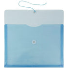 JAM Paper Enveloppes en plastique fini métallique avec fermeture à bouton et ficelle, 9 3/4 x 13 po, bleues, 12/paquet-Taille : 9 3/4 x 13 po