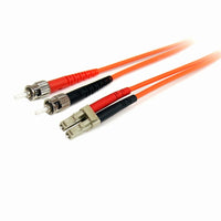 StarTech Multimode 62.5/125 Duplex Fiber Patch Cable LC, ST, 1m-Can maximize wiring conduit usage while minimizing installation problems