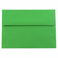 JAM Paper Enveloppes invitation Brite Hue en papier recyclé avec fermeture gommée, 5 1/2 x 8 1/8 po, vert, 1000/paquet-Vert