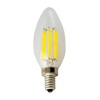 Northern Stars 84032 LED B10 5W 120V, Dimmable, Warm White, 2 Pack-LED B10 4W, Warm white